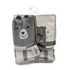 3 Pack Velour Baby Towel Set (2 Designs Available)