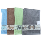 Animal Border Cotton Tea Towel (Designs Available)