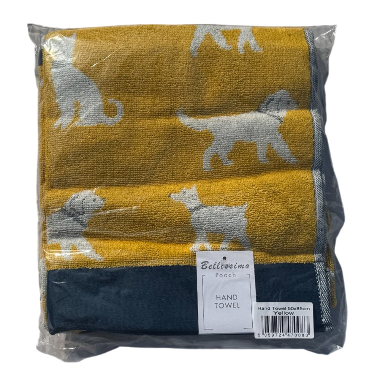 Dog & Cat Jacquard Hand Towels (2 Pack)