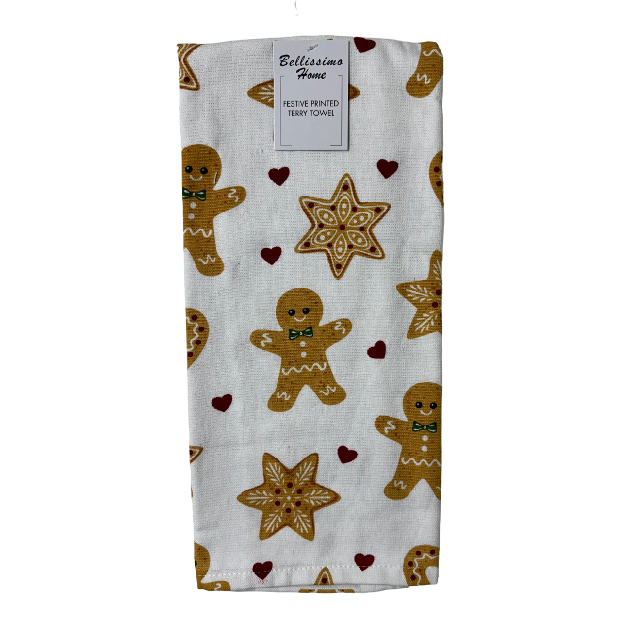 Bellissimo Xmas Printed Tea Towels (5 Designs Available)