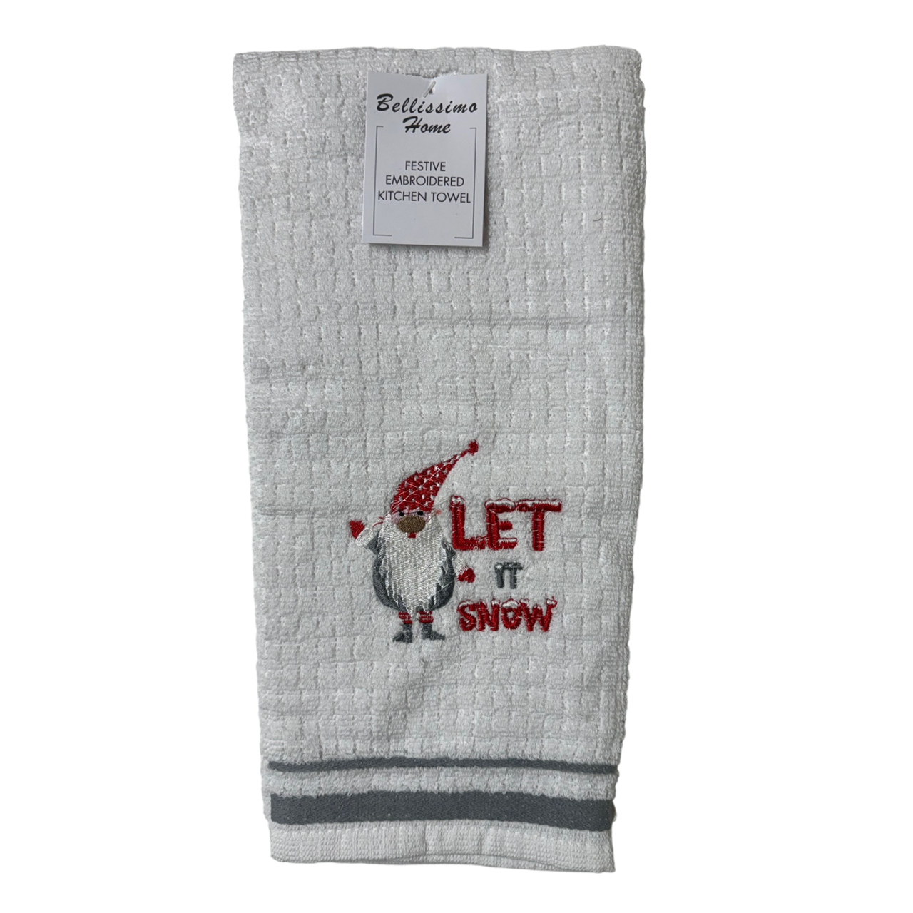 Bellissimo Xmas Embroidered Tea Towels (5 Designs Available)