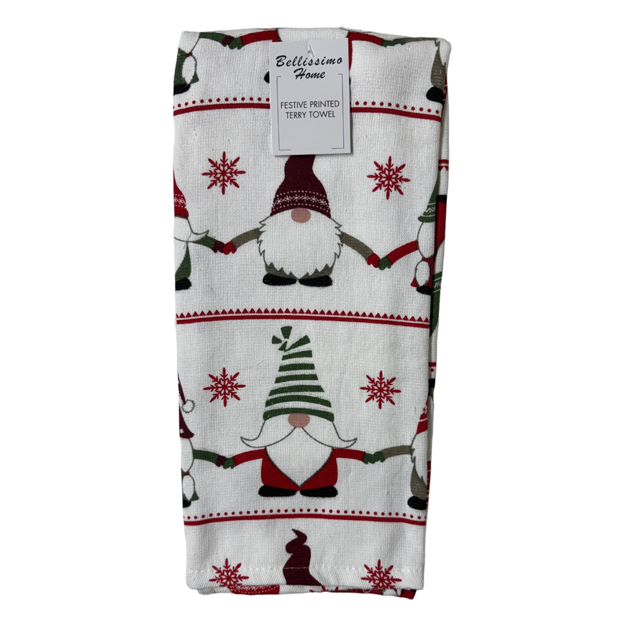 Bellissimo Xmas Printed Tea Towels (5 Designs Available)