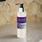 Cotswood Lavender hand cream bottle on a white background