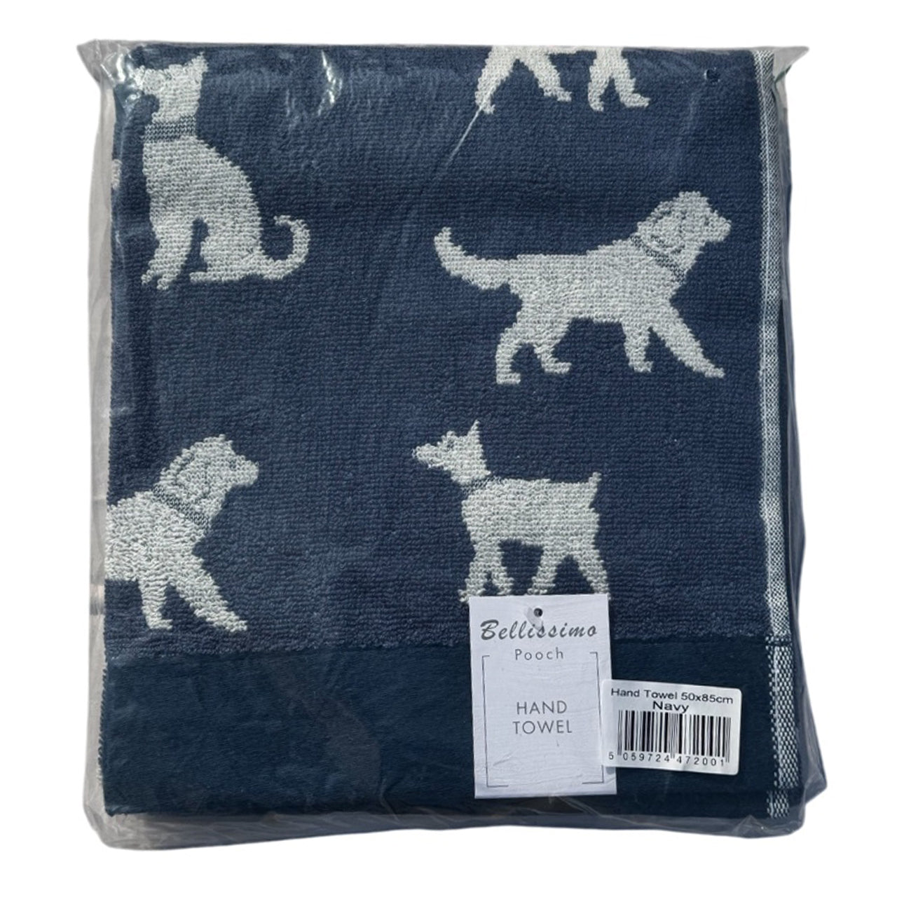 Dog & Cat Jacquard Hand Towels (2 Pack)