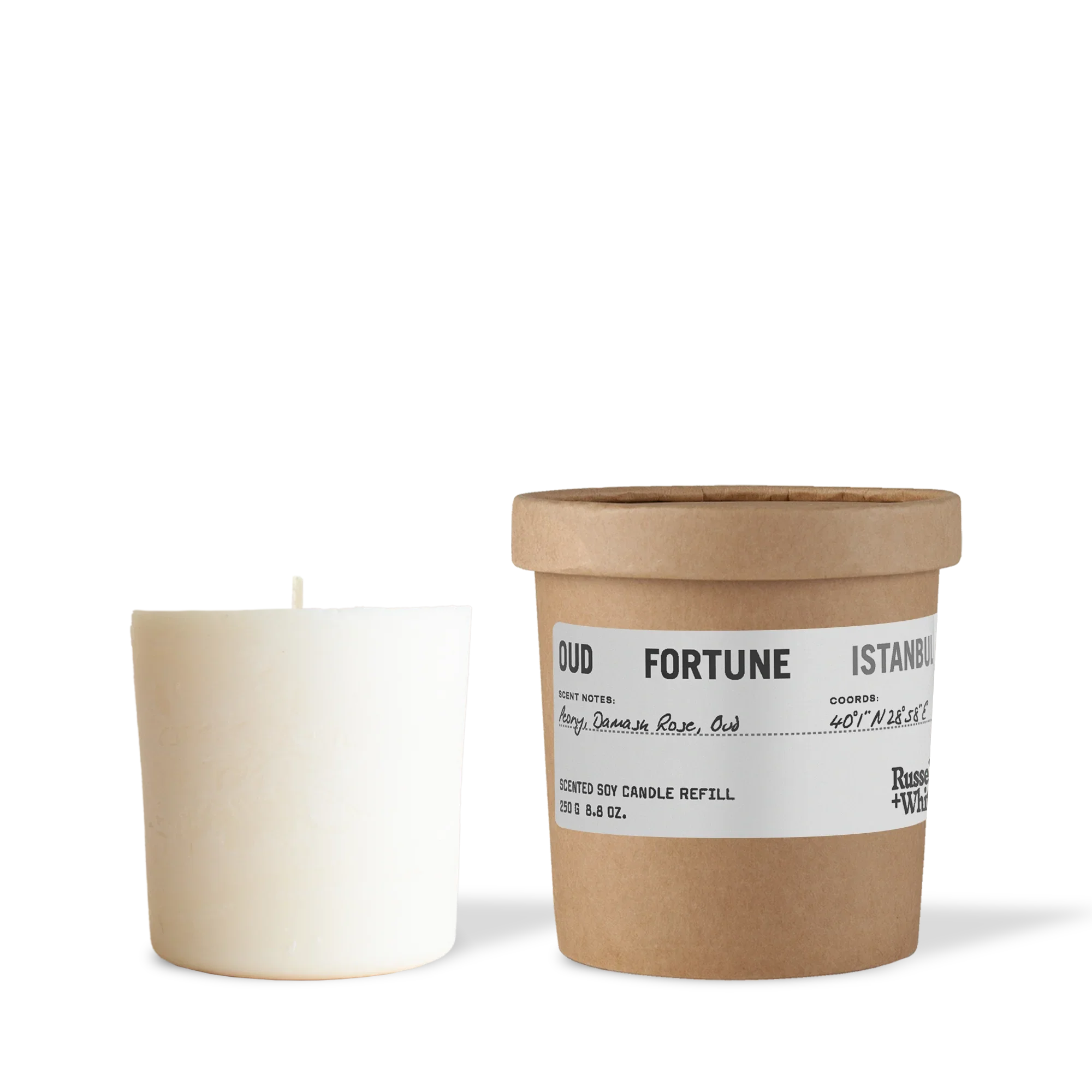 Oud Fortune 250g Scented Soy Candle Refill