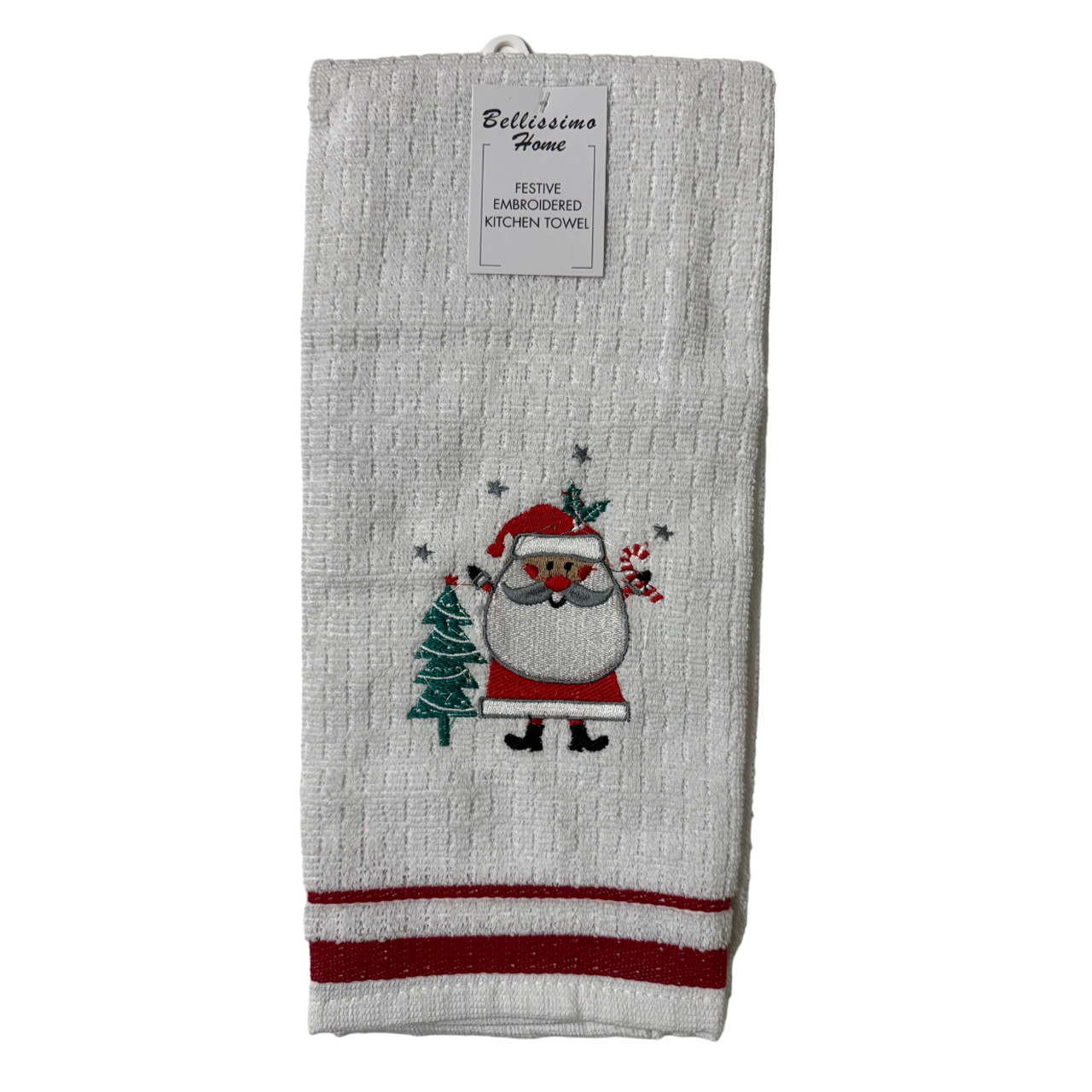 Bellissimo Xmas Embroidered Tea Towels (5 Designs Available)
