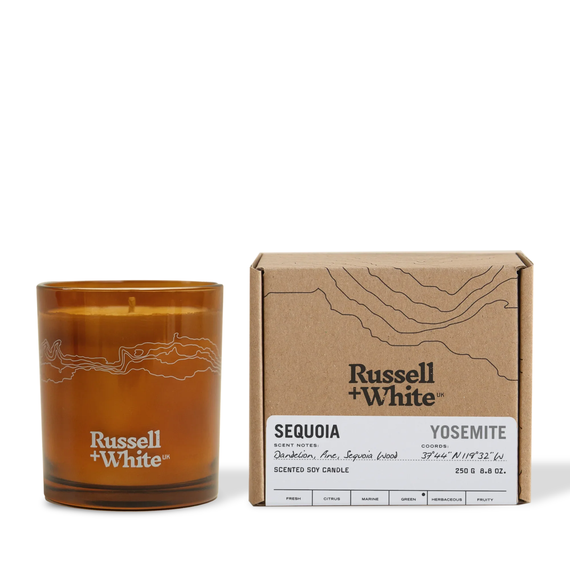 Sequoia 250g Scented Soy Candle