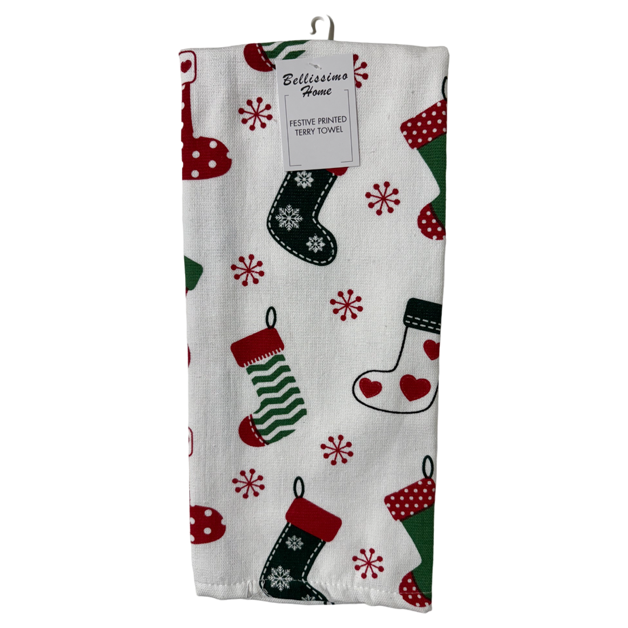 Bellissimo Xmas Printed Tea Towels (5 Designs Available)