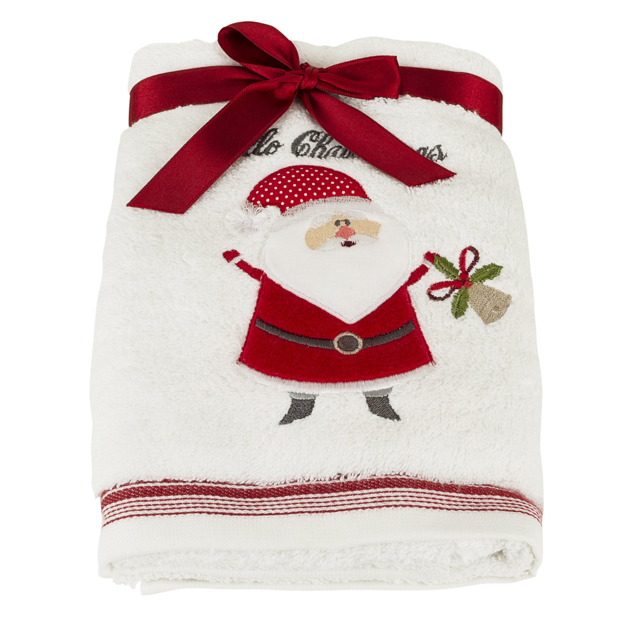 Bellissimo Festive Embroidered Towel (Available in 8 Designs)
