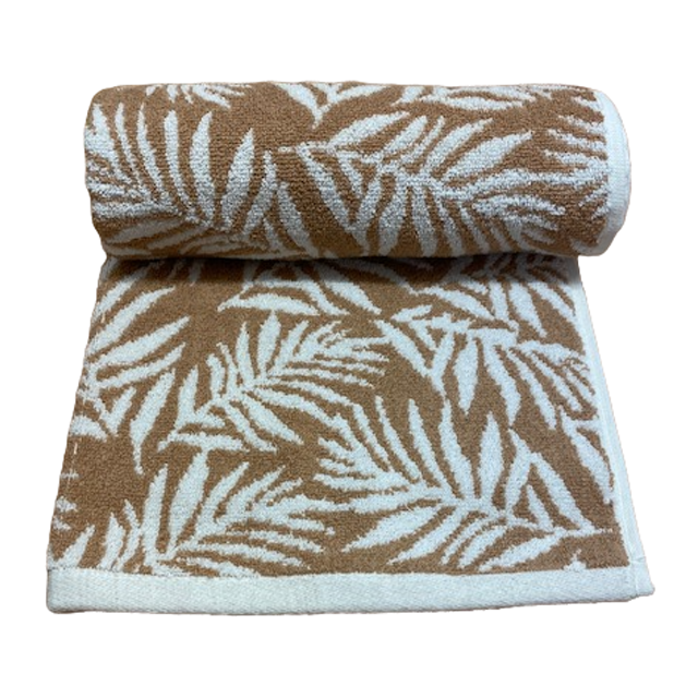 Jacquard Botanical Towel - 500g Turkish Cotton (Size & Colour Options Available)