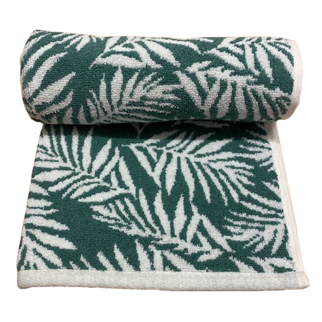 Jacquard Botanical Towel - 500g Turkish Cotton (Size & Colour Options Available)
