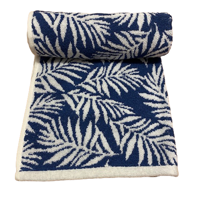 Jacquard Botanical Towel - 500g Turkish Cotton (Size & Colour Options Available)