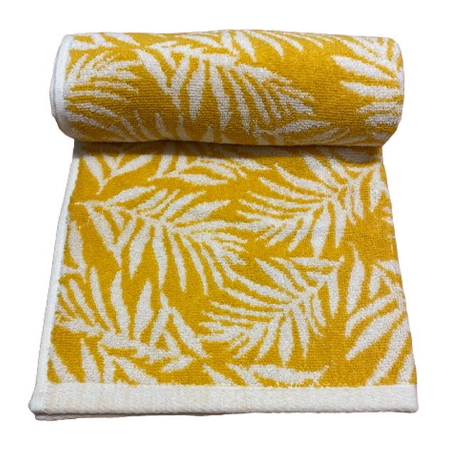 Jacquard Botanical Towel - 500g Turkish Cotton (Size & Colour Options Available)