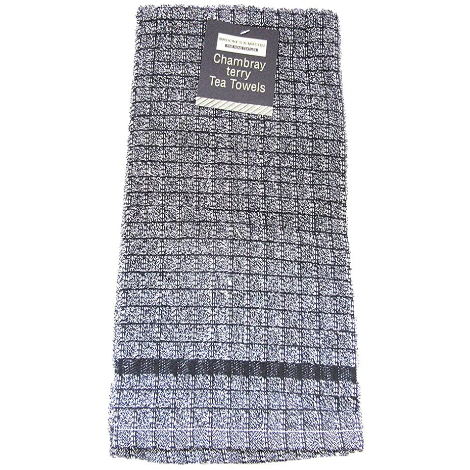 Chambray Terry Tea Towels (Available in 3 Colours)