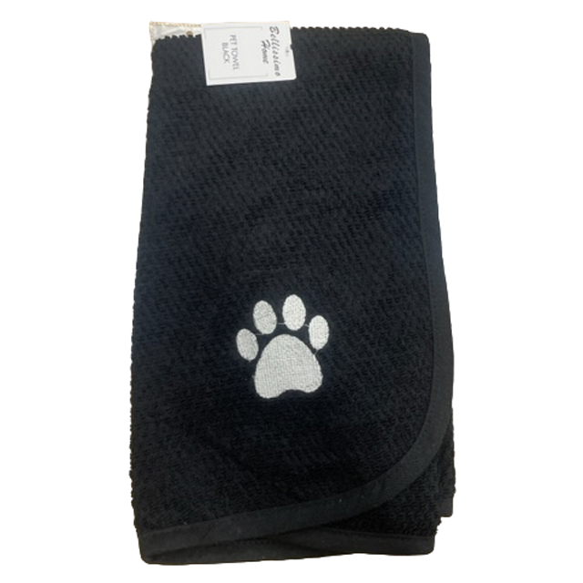 Bellissimo Embroidered Pet Towel (4 Colour Available)