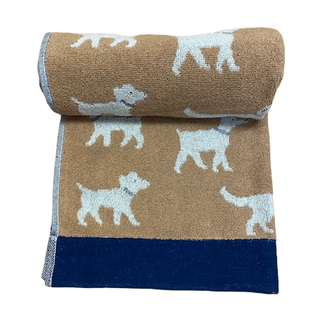 Jacquard Pooch Towel - 500g Turkish Cotton (Size & Colour Options Available)