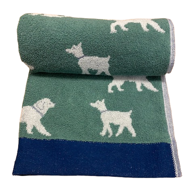 Jacquard Pooch Towel - 500g Turkish Cotton (Size & Colour Options Available)