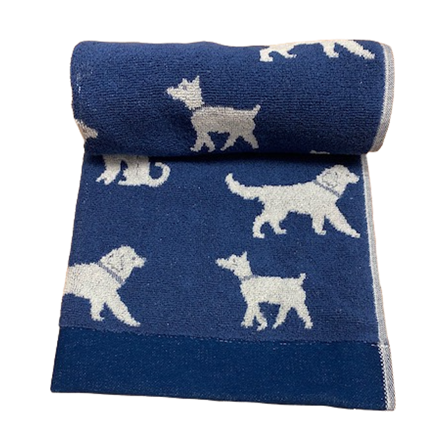 Jacquard Pooch Towel - 500g Turkish Cotton (Size & Colour Options Available)