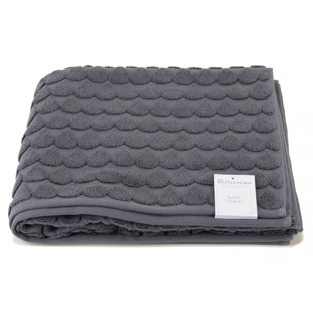 Bellissimo Teardrop 600g Turkish Cotton Towel Range (Colour & Size Options Available)