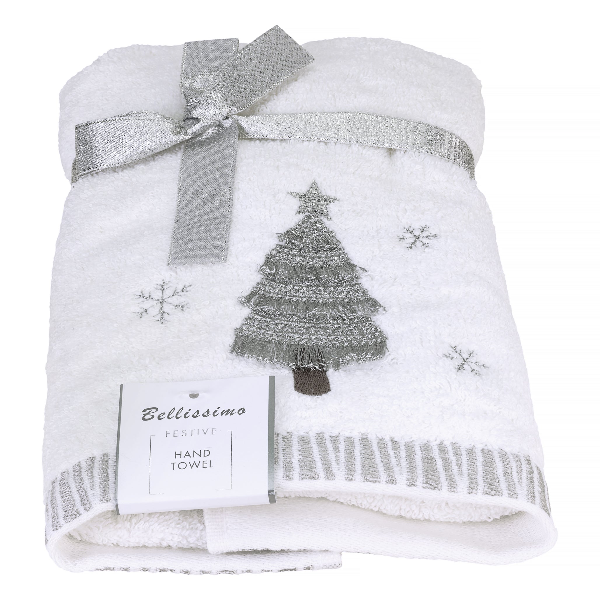 Bellissimo Festive Embroidered Towel (Available in 8 Designs)