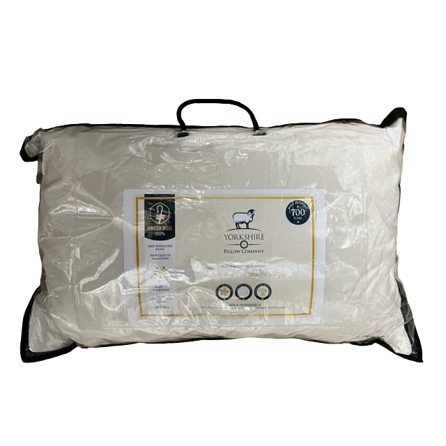 100% Yorkshire Wool Pillow Soft 700g